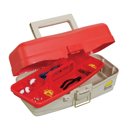PLANO Take Me Fishing Tackle Box Red And Beige 500000